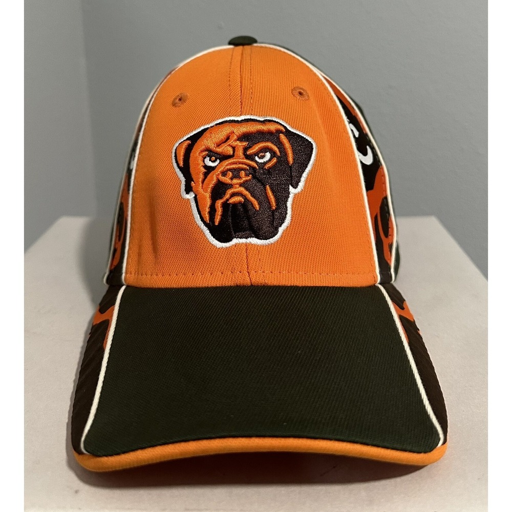 Vintage Cleveland Browns Hat Dog Pound NFL Reebok One Size Fits All Stretch
